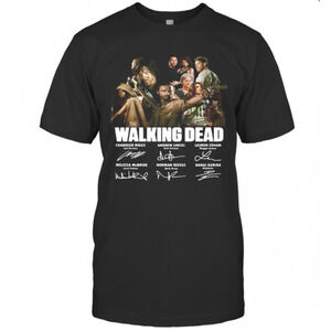 The Walking Dead Movie Characters Signatures T-Shirt